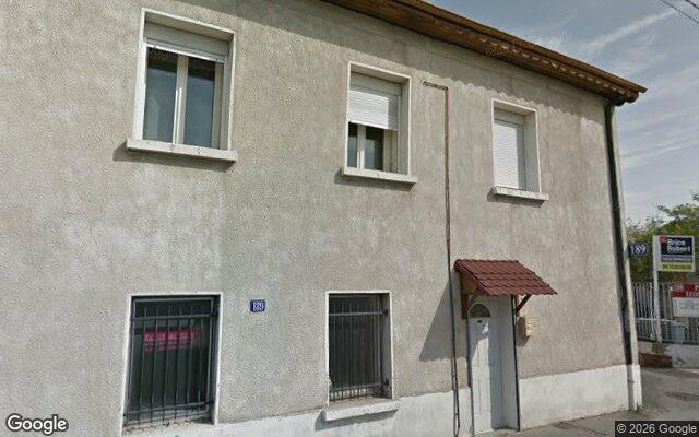 Façade : 189 rue Léon Blum, Villeurbanne